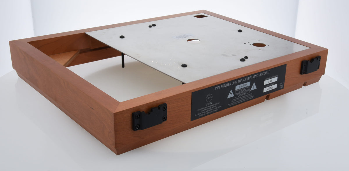 Linn LP12 Cherry Plinth & Top Plate (2020) (Preowned, Ref 004200