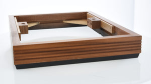 Linn LP12  Greaves Fluted Walnut Plinth (Preowned, Ref 006714)
