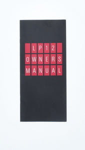 LP12 Manual  (Preowned, Ref 005817)