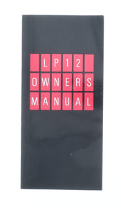 LP12 Manual  (Preowned, Ref 002899)