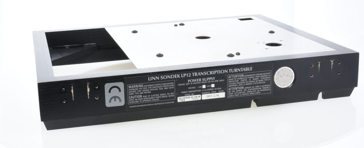 Linn LP12 Black Ash Plinth &amp; Top Plate (Preowned, Ref 006666)  			