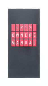 LP12 Manual  (Preowned, Ref 006904)