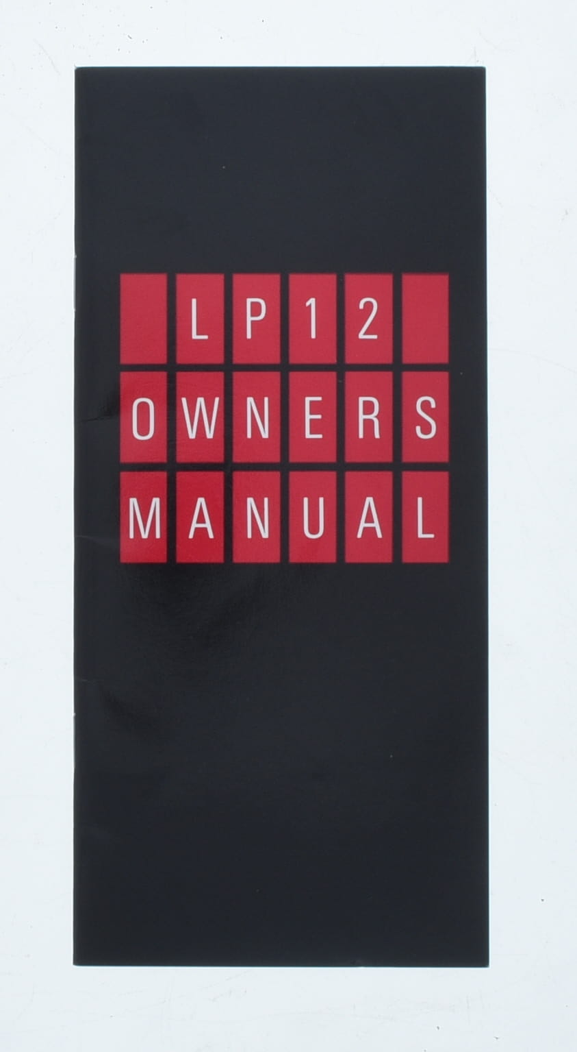 LP12 Manual  (Preowned, Ref 006934)