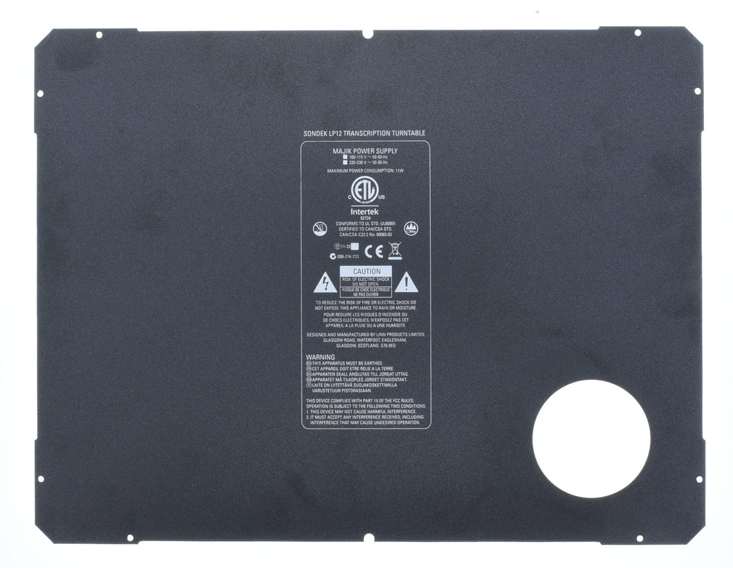 LP12 Aluminum Base (2021) (Preowned, Ref 007297)
