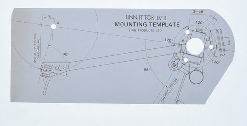 Ittok LV II Mounting Template  (Preowned, Ref 007137)