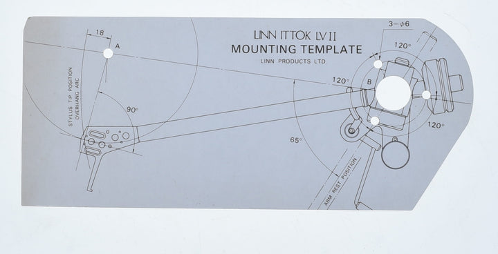 Ittok LV II Mounting Template (Preowned, Ref 007137)  			