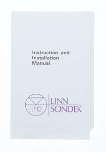 LP12 Installation Manual  (Preowned, Ref 006585)