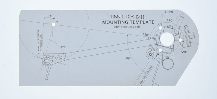 Ittok LV II Mounting Template (Preowned, Ref 005675)  			