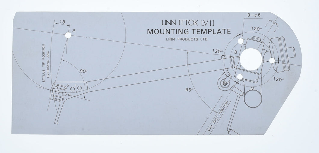 Ittok LV II Mounting Template  (Preowned, Ref 003543)