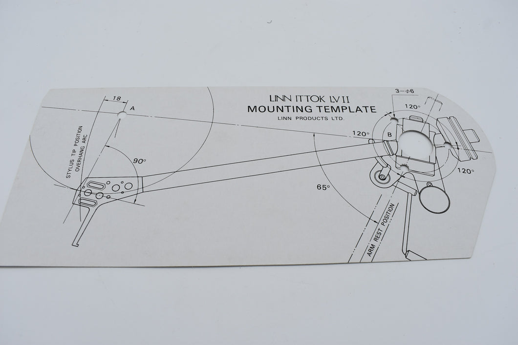 Ittok LV II Mounting Template  (Preowned, Ref 001216)