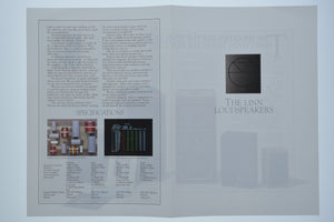 Linn Speakers Brochure (Preowned, Ref 00065)