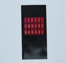 LP12 Manual  (Preowned, Ref 001217-16)