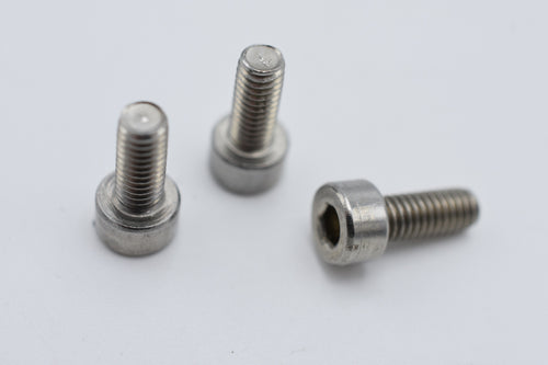 3 off Cirkus Bearing Bolts. M4 by 10 mm Stainless Steel   (New, Ref 001213)